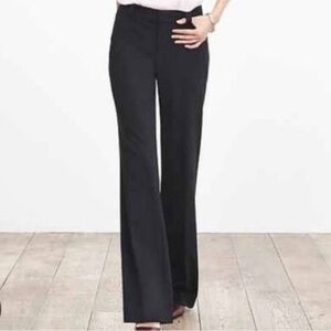 Banana Republic Women's Black Wide Leg Pants Jackson Fit